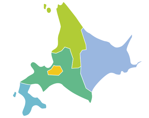 北海道・岩手の地図