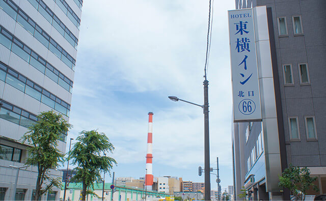 道順2：東横イン札幌駅北口